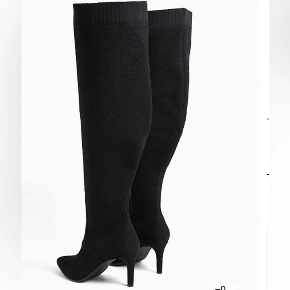 LOWEST🌺 NEW IN BOX TORRID Sz7 WIDE CALF+WIDE WIDTH STRETCH OVER THE KNEE BOOTS